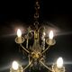 Lustre 4 lights bronze and crystal