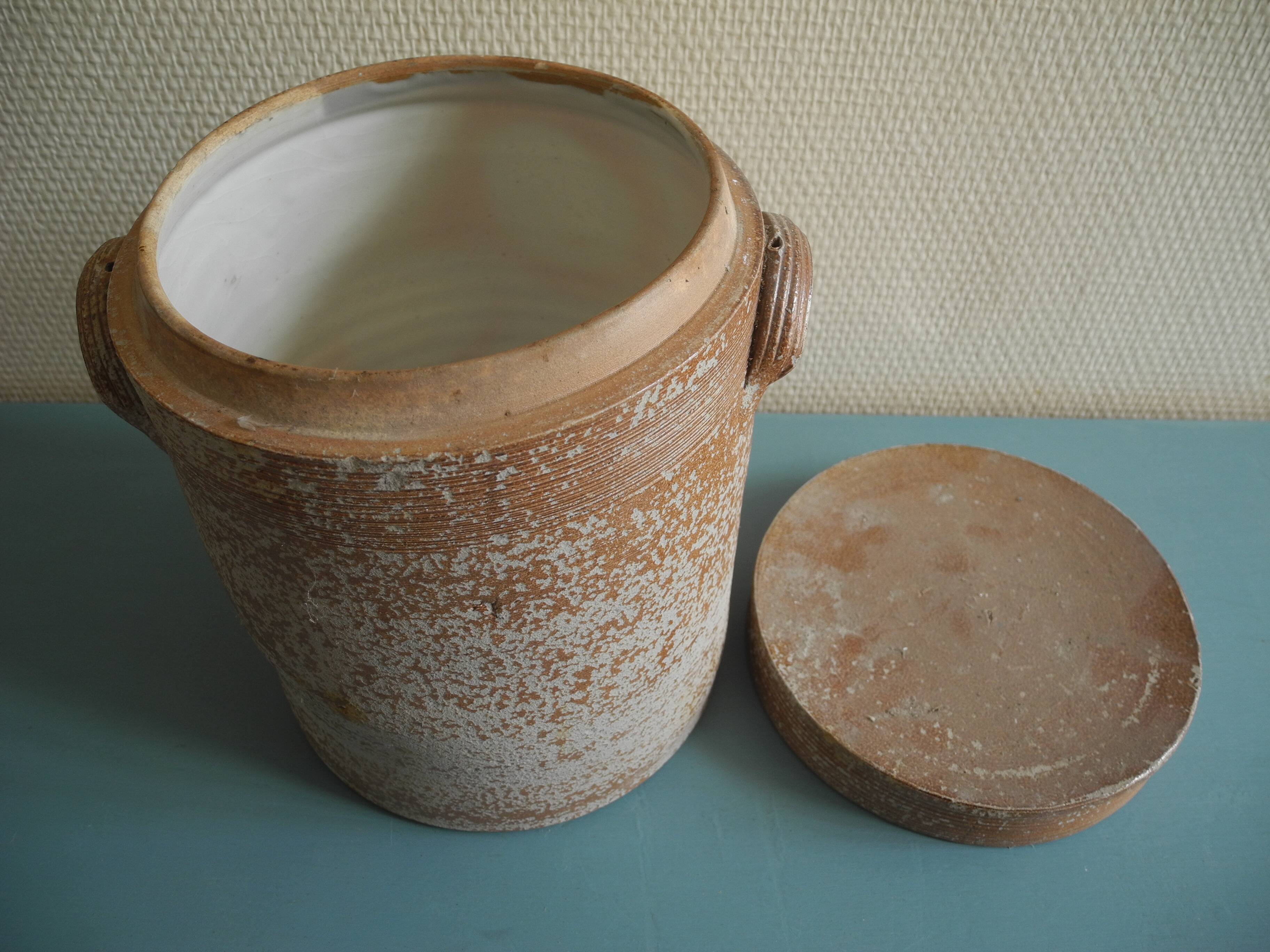 old stoneware butter dish grease pot decorative old french stoneware pot butter dish