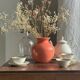 Coral ball vase, 1990s, H19; D17