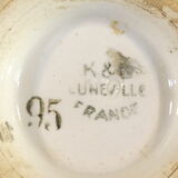 Bowl in faience k.g luneville