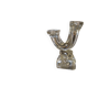 Crystal candlestick by Daum Nancy France 1970s