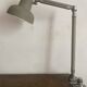 Lampe d'atelier Superchrome à étau , lampe industrielle 2 bras