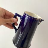 Milk pot blue king Salins art deco 30s