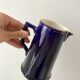 Milk pot blue king Salins art deco 30s