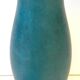 Turquoise ceramic vase