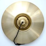 Vintage Danish Superlight lamp in brass, 1970's