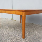 Scandinavian square teak coffee table