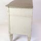 Gustavian Chest Of Drawers Grey Painted, Swedish Origin From 1840s