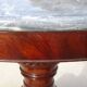 Empire guéridon, rotating marble top