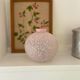 Speckled ball glass vase
