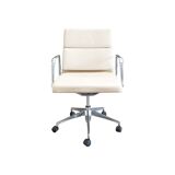 Chaise de réunion MATTEO GRASSI cuir beige