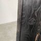 Commode XIXème pin noirci sculpté