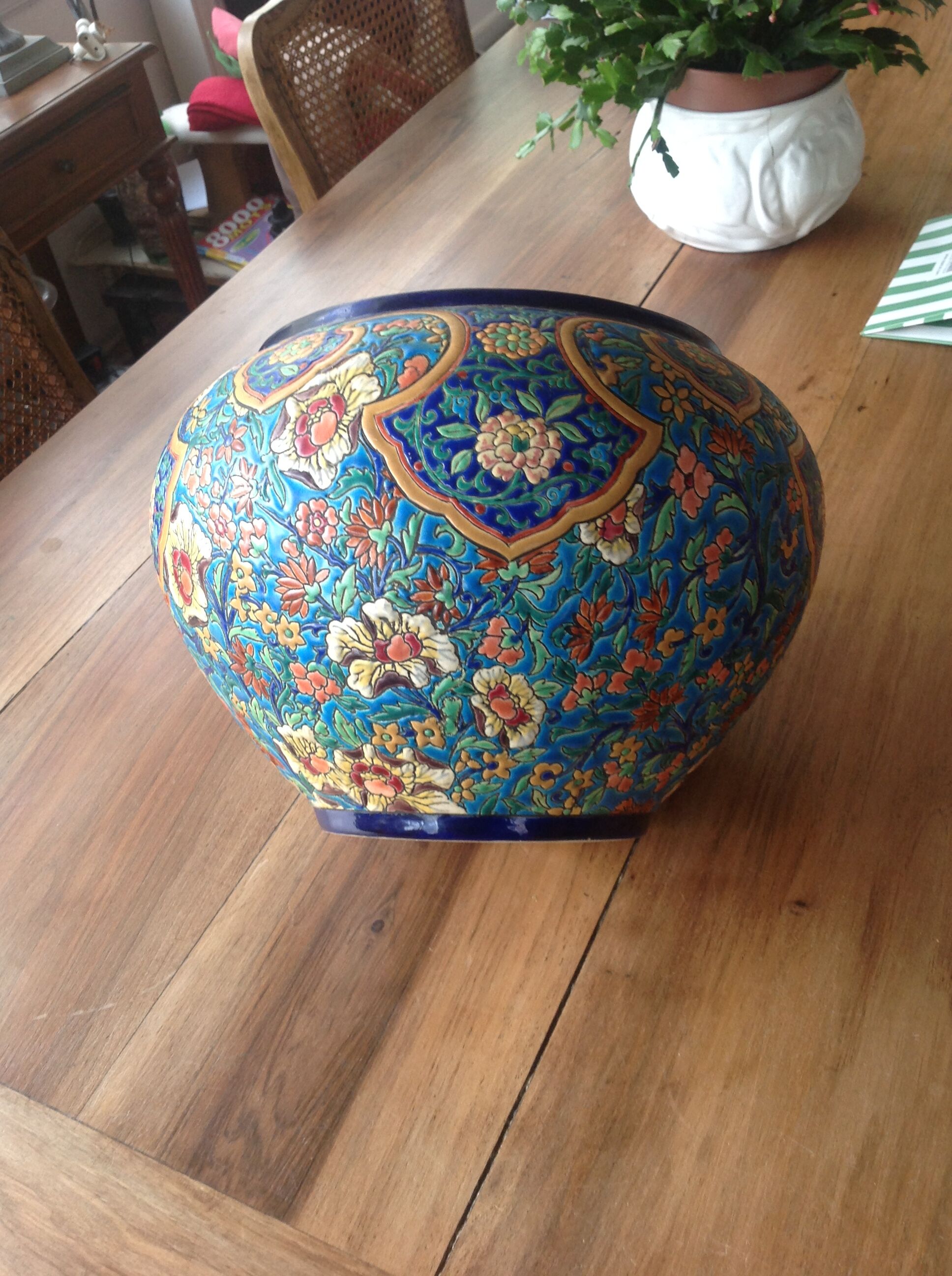 Ancienne potiche vieux lLongwy