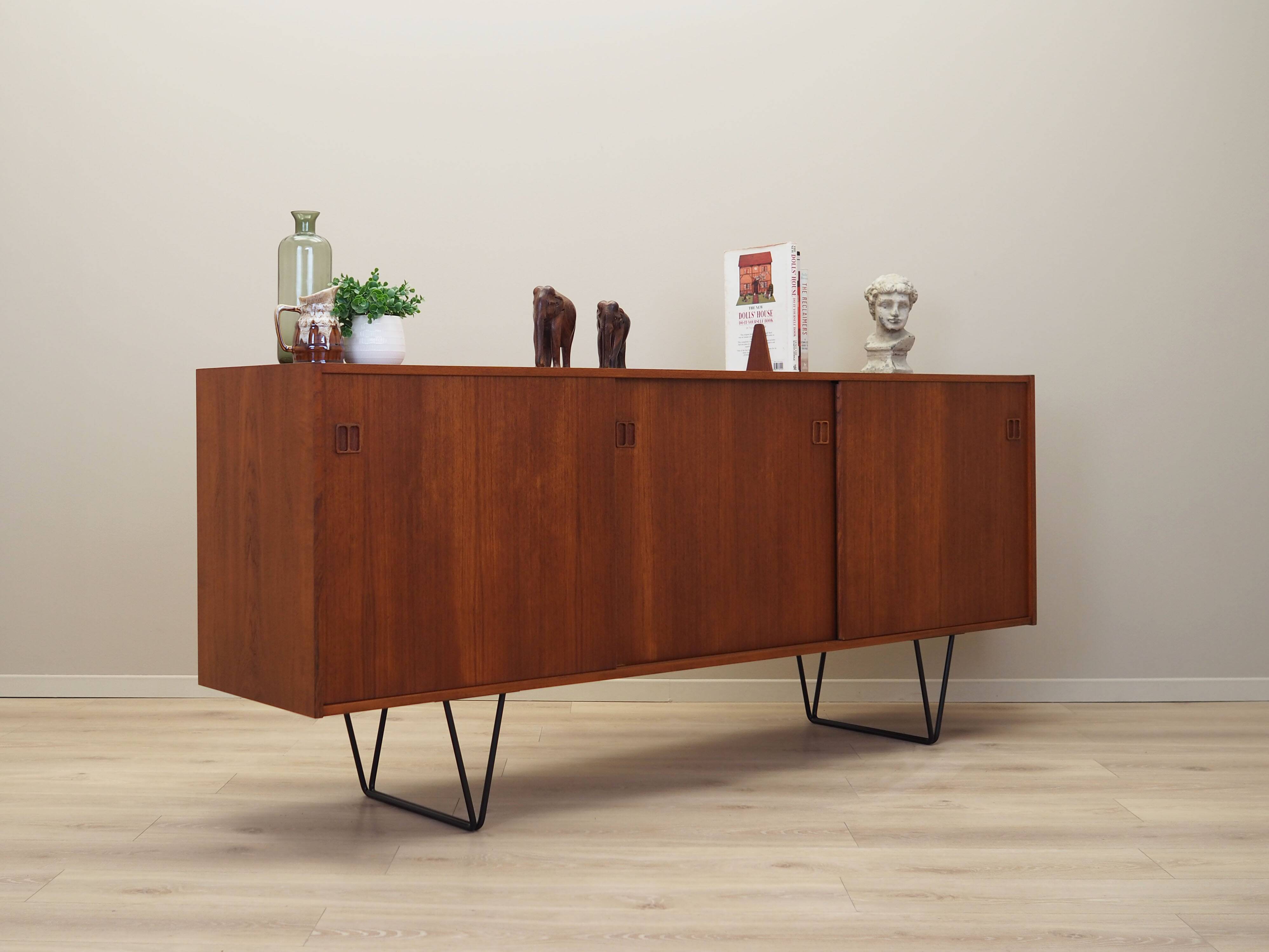 Teak sideboard, Danish design, 1970s, production: Denmark