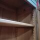 Armoire classique, 2 portes vitrées et miroirs intérieurs