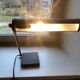 Modernist matte black desk lamp signed Lemag circa 1950