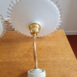 Pair of opaline wall lamps