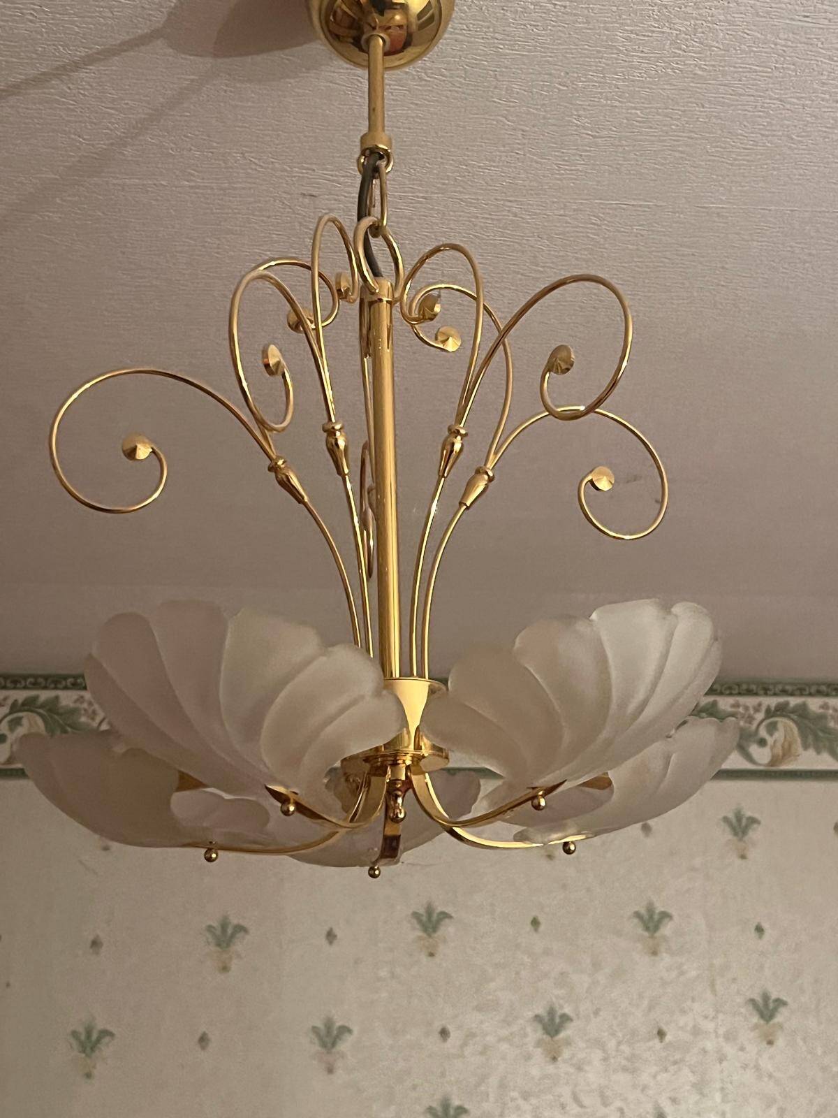 Vintage Murano glass chandelier