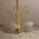 Lustre vintage en verre de Murano