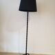 Brutalist wrought iron floor lamp