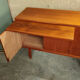 Vintage Scandinavian teak sideboard with desk tablet, 1960s