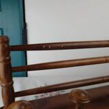 Large Antique Wooden Wall Hook with Shelf for Hats, 70 cm