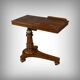 Mahogany reading table, Victorian era, England – mid-19th century.
