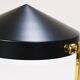 Mid-century table or desk lamp in black brass, Austria, 1960s.