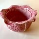 Secla soup tureen vintage pastel rose in Majolica – Cabbage model – 1970s