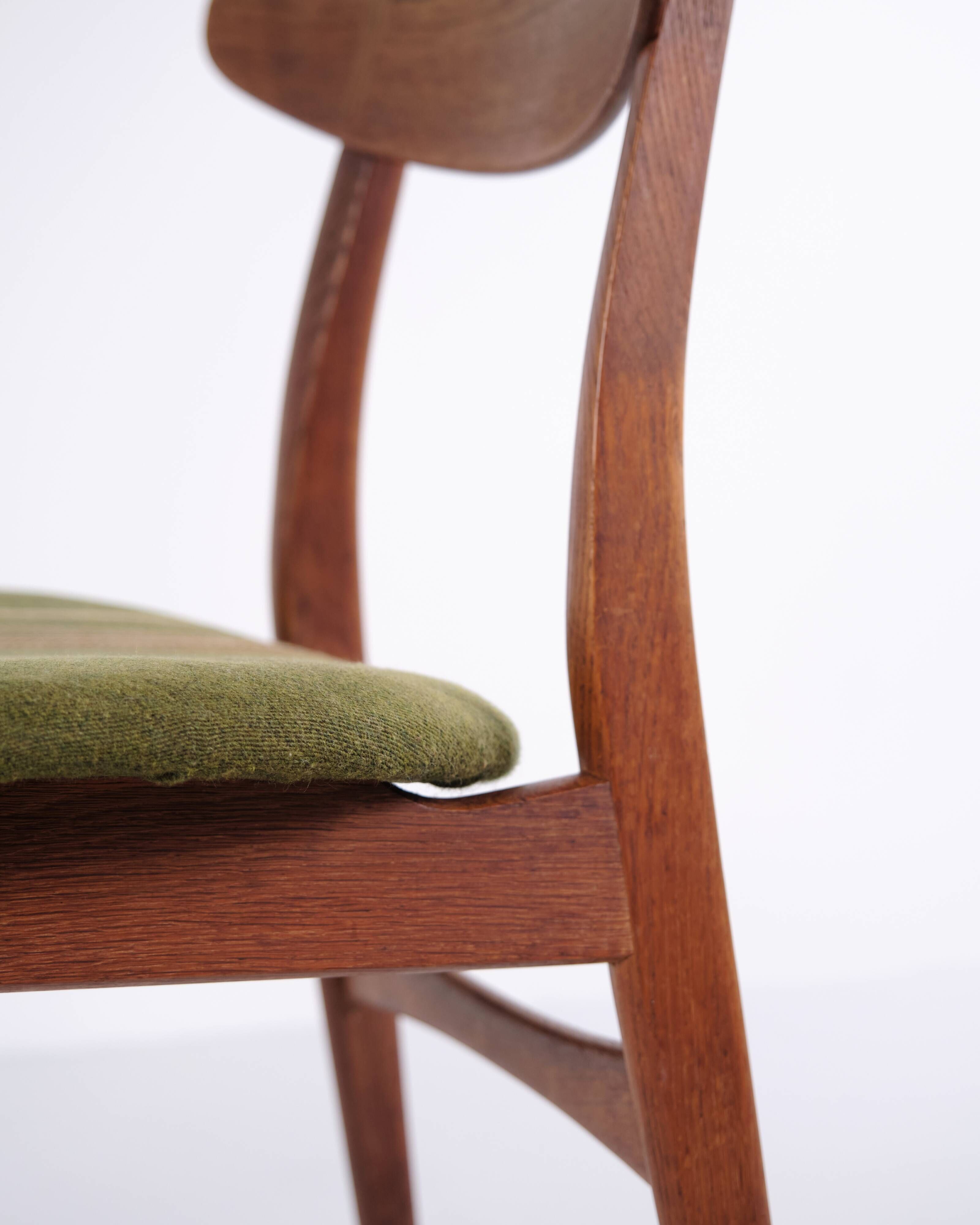 Set of 6 dining chairs – Hans J. Wegner – Model CH30 – Teak & Oak – 1950s