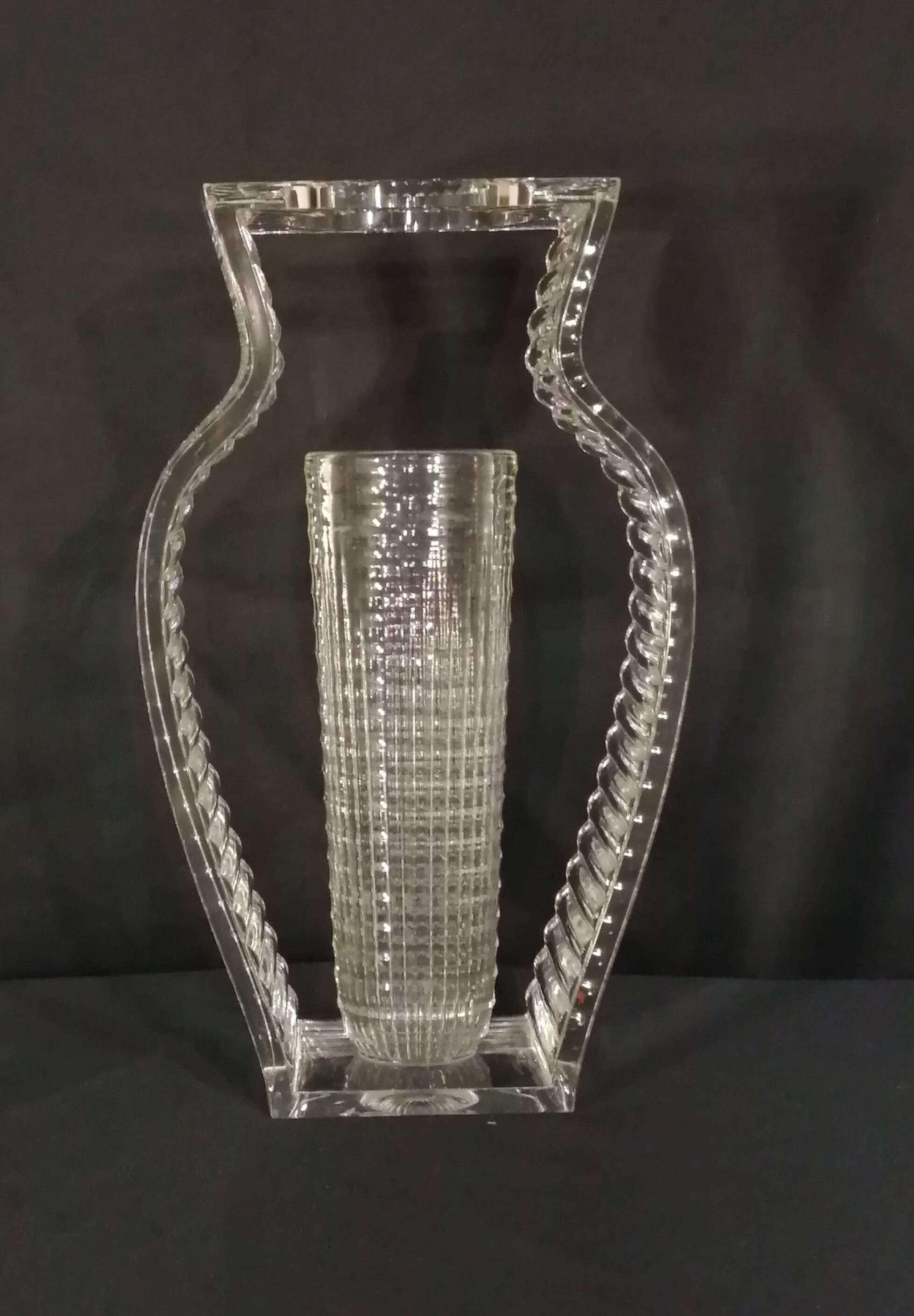 Shine vase from kartell in vintage plexiglass