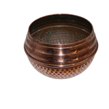 Cache pot in copper is timed "Villedieu"