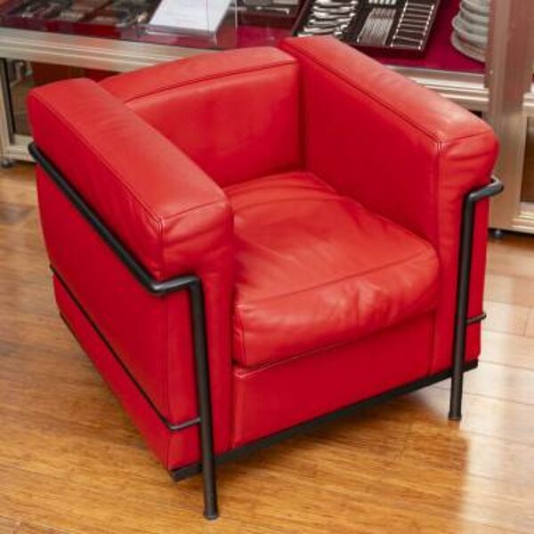 LC2, fauteuil — Le Corbusier, Pierre Jeanneret & Charlotte Perriand, créati