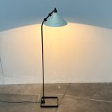 Modern minimalist Danish floor lamp from the mid-century, 1960s.