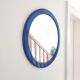 Miroir rond bleu, 1970