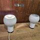 Pair of Italian design bedside lamps 1970 Valenti