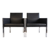 Superbe paire de fauteuils KFF « Texas »  Karl Karl Friedrich Förster