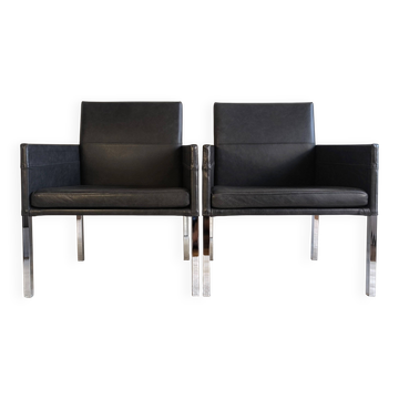 Superbe paire de fauteuils KFF « Texas »  Karl Karl Friedrich Förster