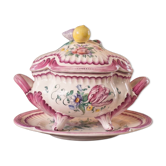 Soup tureen in earthenware