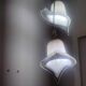 Murano calla lily cascade chandelier