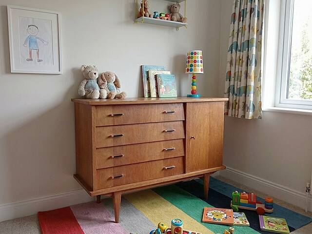 Vintage 1950s buffet sideboard