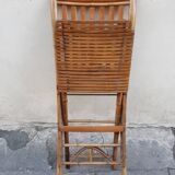 Bamboo folding chair