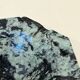 Vintage green and black marble octagonal pocket emptier antique mid-century ashtray