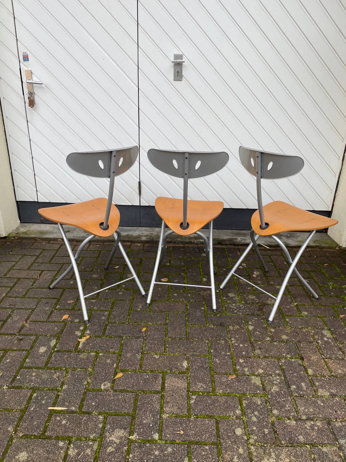 Bonaldo PIU side chairs, set of 3