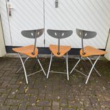 Chaises d’appoint PIU de Bonaldo, set de 3
