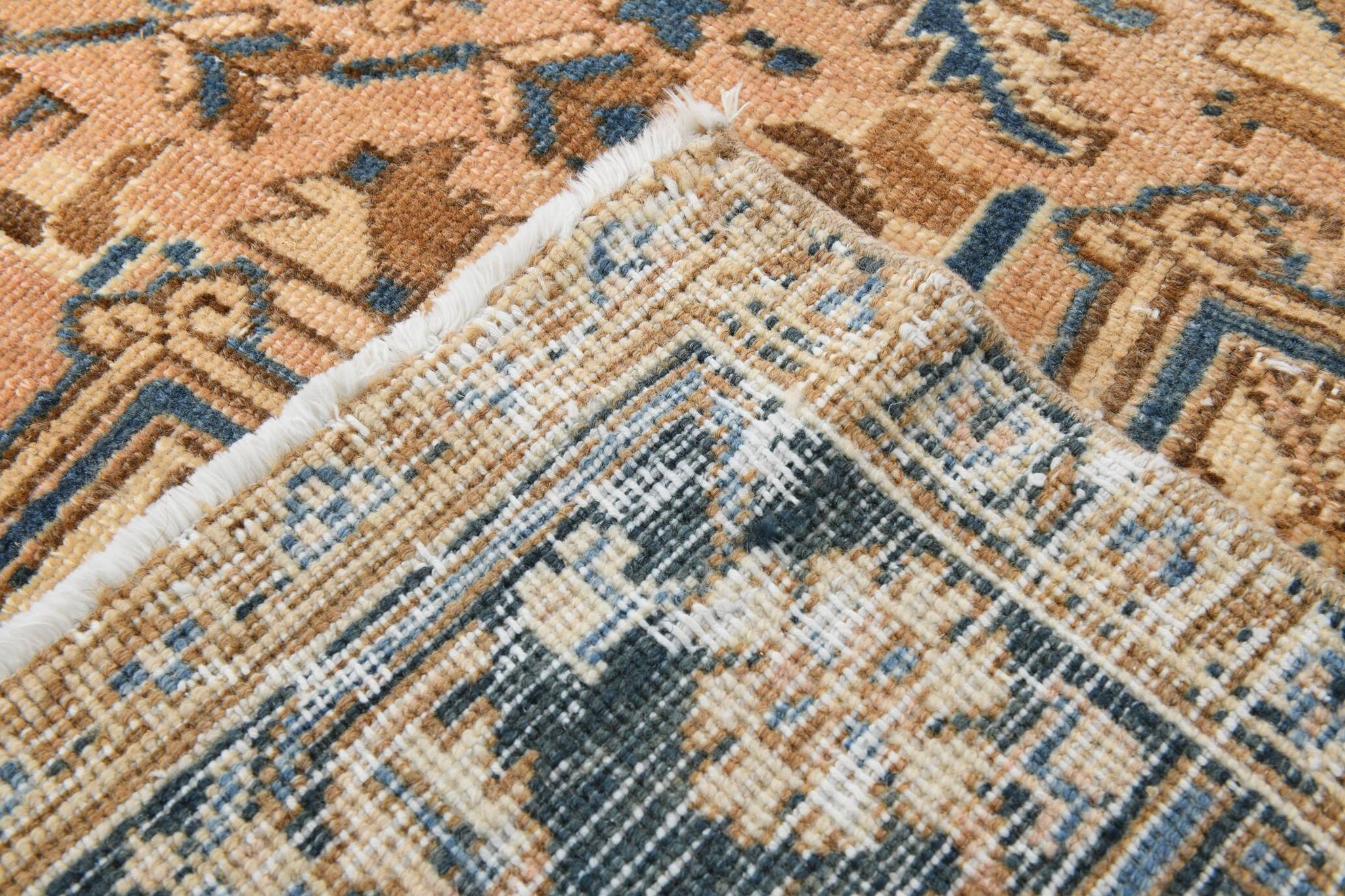 9x11  Pink & Navy Blue Classic Persian Rug, 263x328Cm