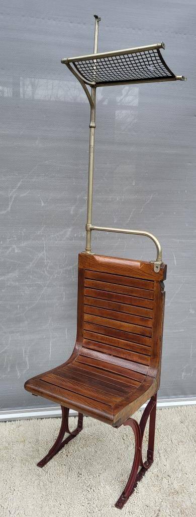 Sprague Metropolitan Parisian bench 1920 with hat rack