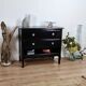 Black chest of drawers