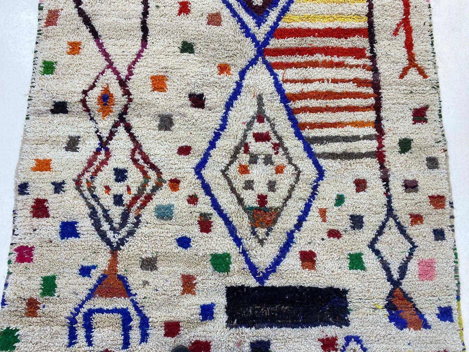 Handmade Moroccan rug high quality 3x2 m