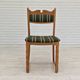 Set of six dining chairs danish design 1970S